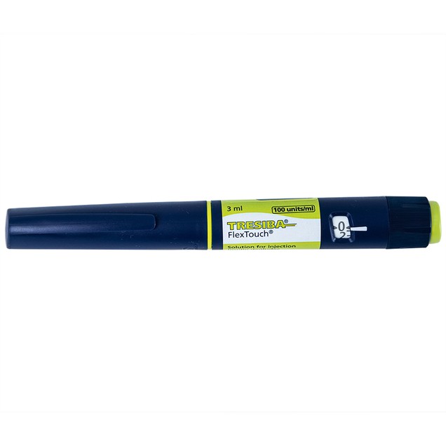 Bút tiêm Tresiba 100ui/ml Novo Nordisk điều trị đái tháo đường (5 cây x 3ml)