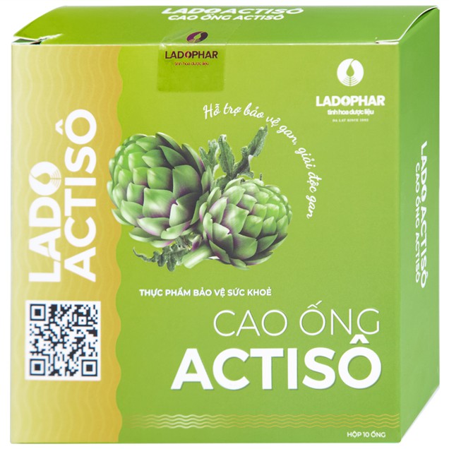 Cao ống Actisô Ladoactiso Ladophar hỗ trợ bảo vệ gan và giải độc gan (10 ống x 10ml)