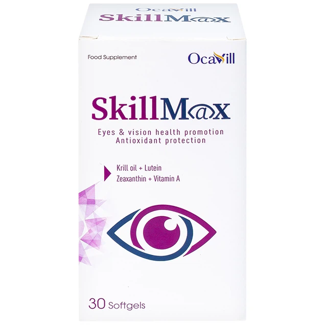 Viên uống Skillmax Ocavill hỗ trợ tăng cường thị lực (30 viên)