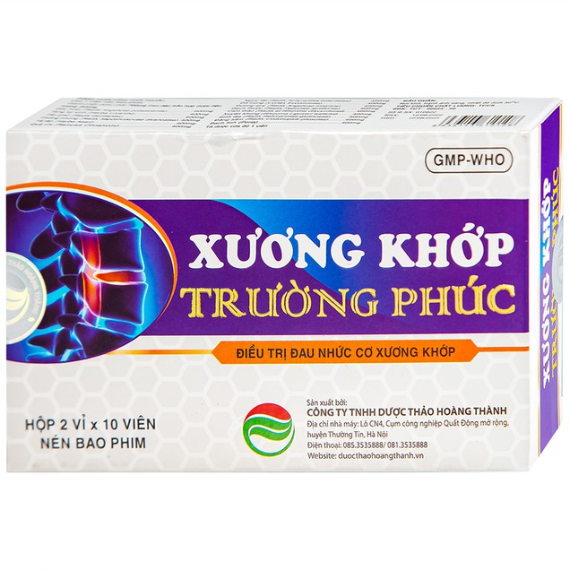 Thuốc Xương Khớp Trường Phúc điều trị đau nhức cơ xương khớp (20 viên)