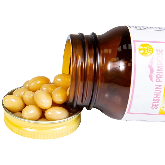 Viên uống bổ sung dầu hoa Anh Thảo Kenkan Seishun Primrose cải thiện triệu chứng tiền mãn kinh (60 viên)