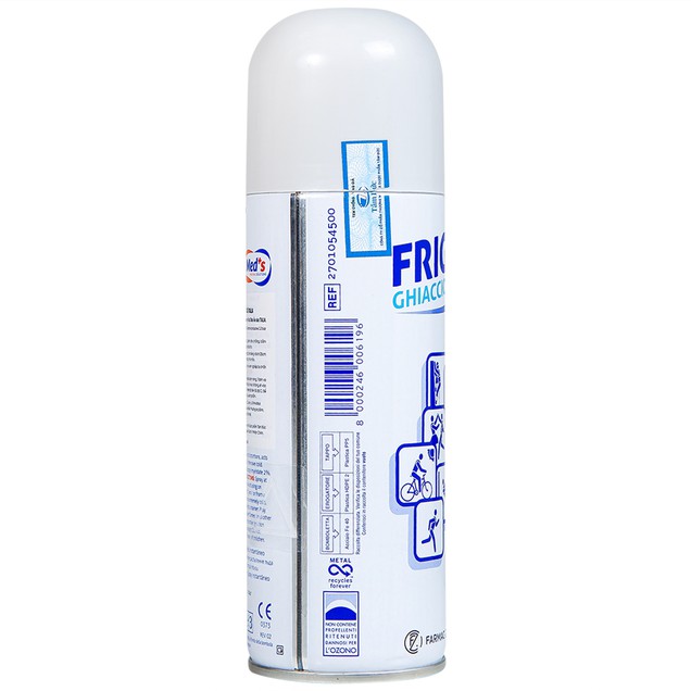 Chai xịt lạnh Frigofast Spray làm lạnh, giảm đau tức thì (200ml)