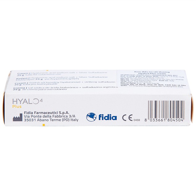 Kem Hyalo4 Plus điều trị các tổn thương, nhiễm trùng da (25g)