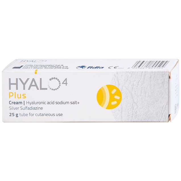 Kem Hyalo4 Plus điều trị các tổn thương, nhiễm trùng da (25g)