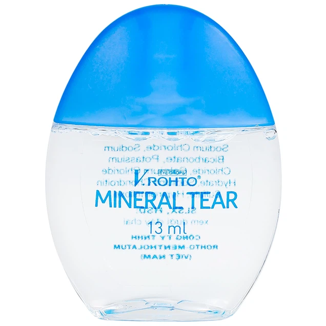 Dung dịch nhỏ mắt V.Rohto Mineral Tear hỗ trợ dưỡng ẩm, bổ sung khoáng chất (13ml)