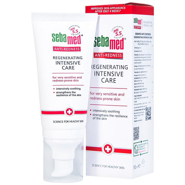 Kem dưỡng ban đêm Sebamed Anti-Redness Regenerating Intensive Care cho da siêu nhạy cảm, dễ mẫn đỏ (50ml) 