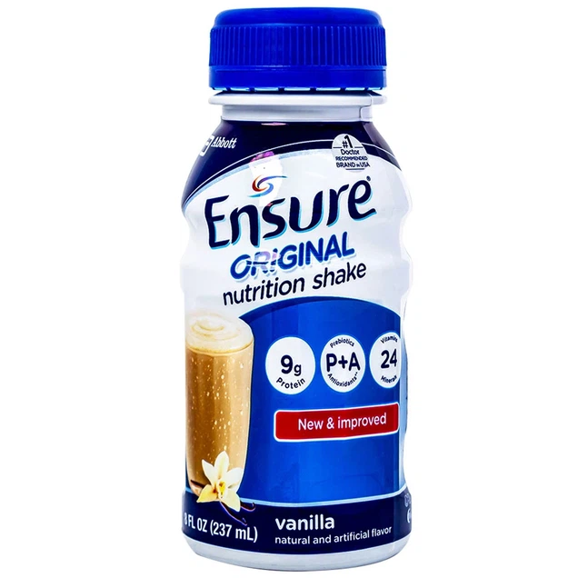 Sữa Ensure Vani Abbott dạng lỏng bổ sung dinh dưỡng (237ml)