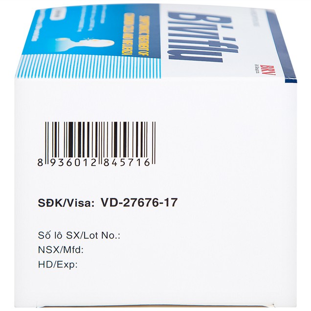 Thuốc Biviflu BRV điều trị các triệu chứng cảm cúm (120 viên)