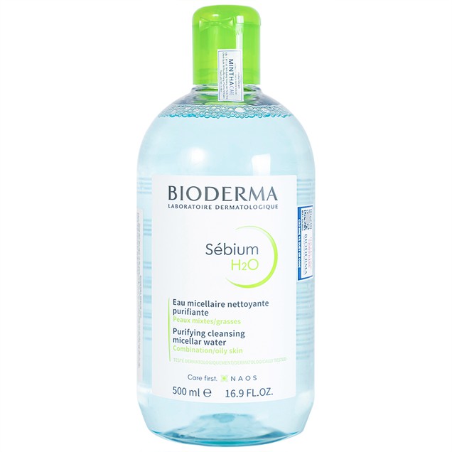 Nước tẩy trang Bioderma Sebium H20 dành cho da hỗ hợp, da dầu (500ml)