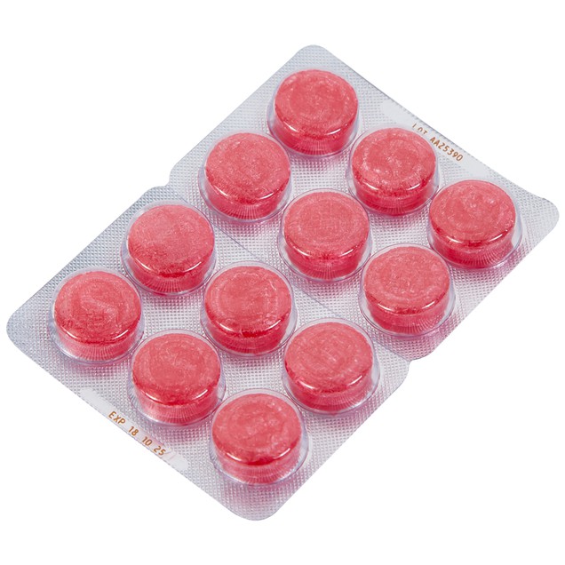 Viên ngậm Strepsils Original Reckitt đỏ điều trị đau họng (24 viên)