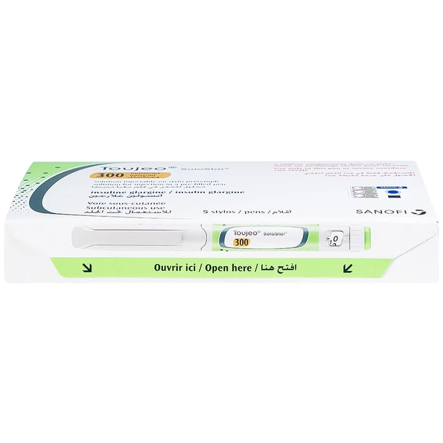 Thuốc tiêm Toujeo Solostar 300U/ml Sanofi điều trị tiểu đường (5 cây x 1.5ml)