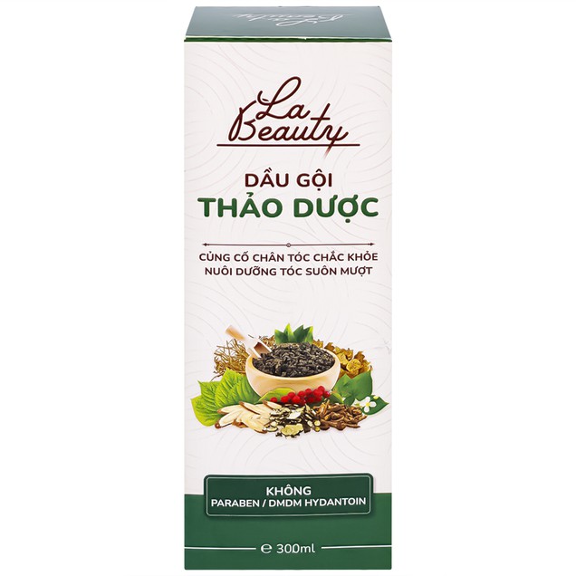 Dầu gội thảo dược La Beauty giúp dưỡng tóc suôn mượt, phục hồi tóc chuyên sâu (300ml)