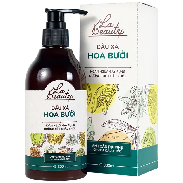 Dầu xả Hoa Bưởi La Beauty giúp mượt tóc, giảm gãy rụng (300ml)