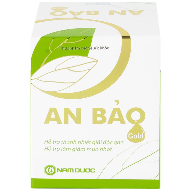 Viên uống An Bảo Gold Nam Dược hỗ trợ thanh nhiệt giải độc gan (30 viên)