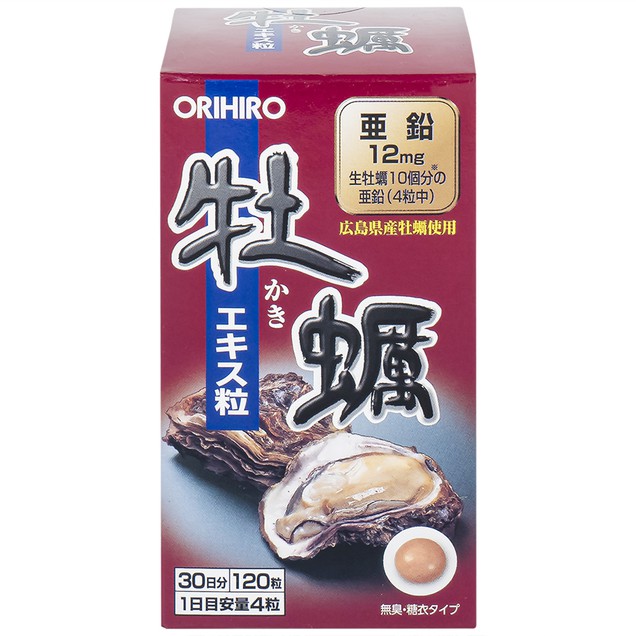 Viên nén Orihiro New Oyster Extract tăng cường sinh lý cho nam giới (120 viên)