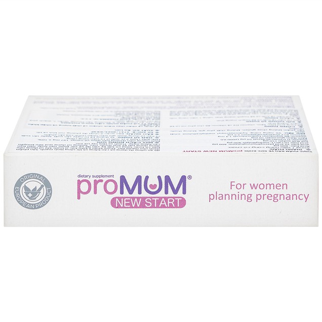 Viên uống proMUM New Start bổ sung vitamin và khoáng chất cho phụ nữ có kế hoạch mang thai (2 vỉ x 15 viên)