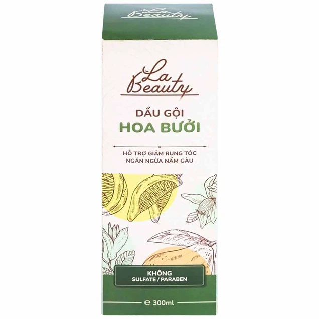 Dầu gội hoa bưởi La Beauty hỗ trợ giảm gãy rụng, kích thích mọc tóc (300ml)
