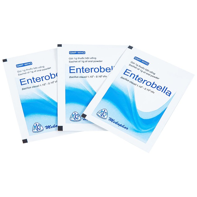 Thuốc Enterobella Mekophar điều trị rối loạn tiêu hoá cấp, mạn tính (25 gói x 1g)