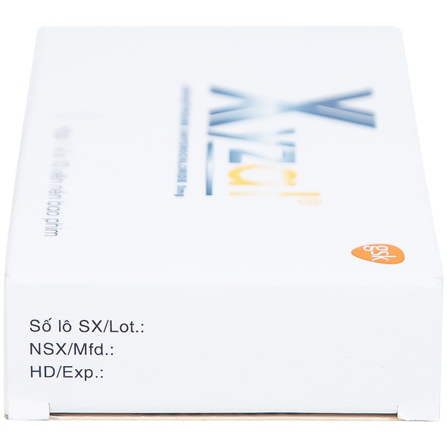 Thuốc Xyzal 5mg GSK giảm viêm mũi dị ứng, mày đay (1 vỉ x 10 viên)