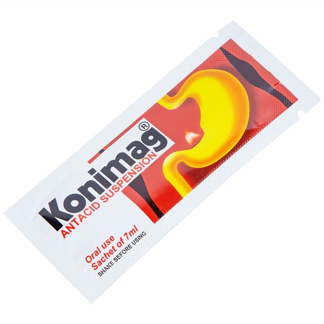 Gel uống Konimag PT Konimex giảm triệu chứng khó chịu ở dạ dày (30 gói x 7ml)