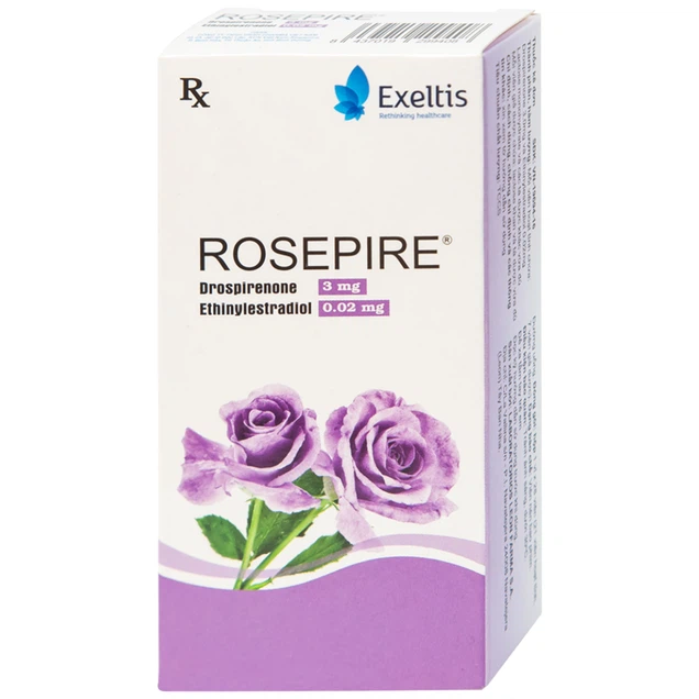 Thuốc tránh thai Rosepire Exeltis (1 vỉ x 28 viên)