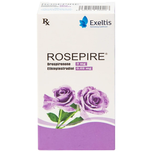 Thuốc tránh thai Rosepire Exeltis (1 vỉ x 28 viên)
