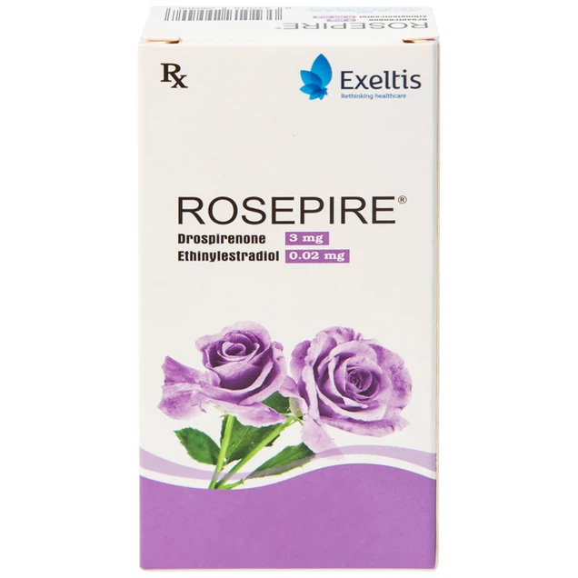 Thuốc tránh thai Rosepire Exeltis (1 vỉ x 28 viên)