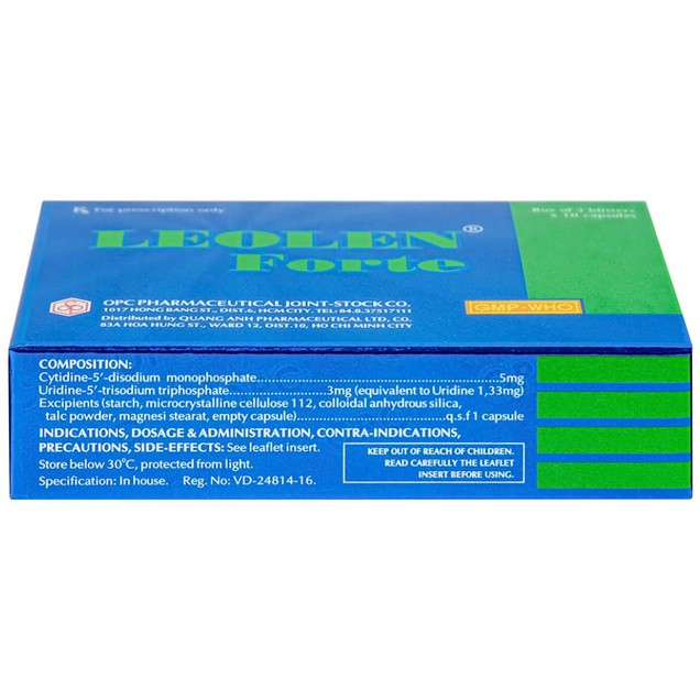 Thuốc Leolen Forte OPC điều trị đau dây thần kinh (30 viên)