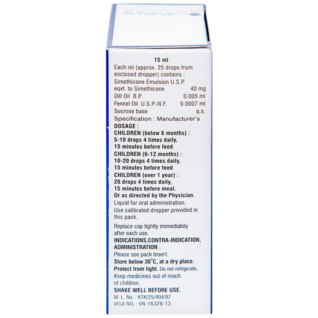 Thuốc Colicare Meyer-BPC điều trị trào ngược dạ dày thực quản (15ml)