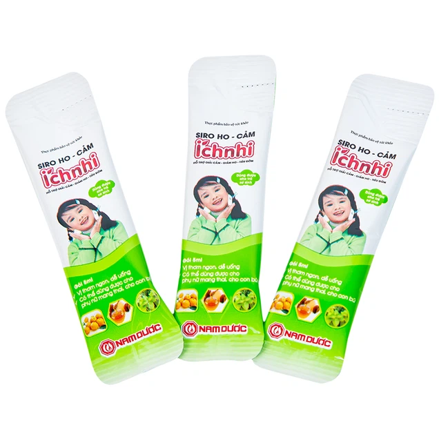 Siro Ho Cảm Ích Nhi dạng gói hỗ trợ giải cảm, giảm ho, tiêu đờm (30 gói x 5ml)