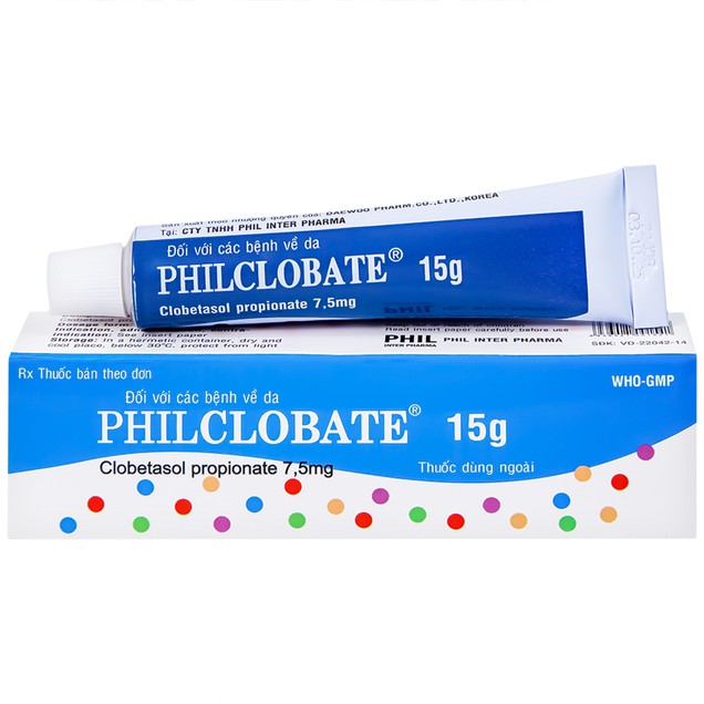 Thuốc mỡ Phil Clobate điều trị viêm da, chàm (15g)