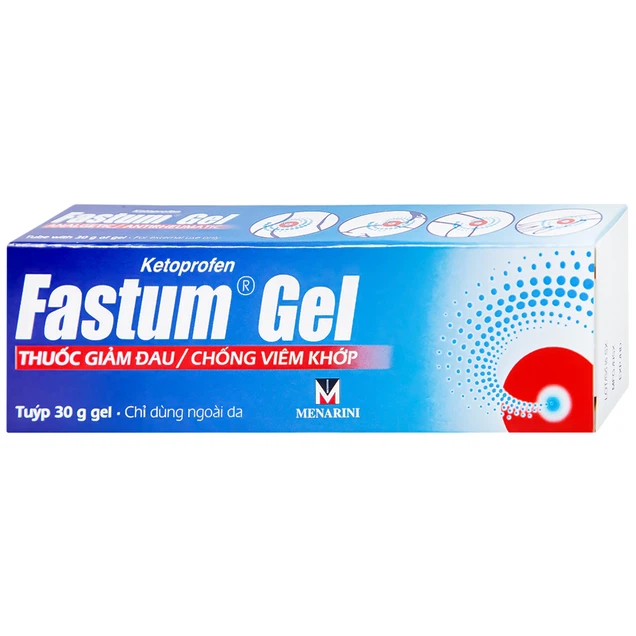 Thuốc Fastum Gel Menarini điều trị giảm đau và kháng viêm xương khớp (30g)