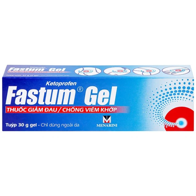 Thuốc Fastum Gel Menarini điều trị giảm đau và kháng viêm xương khớp (30g)