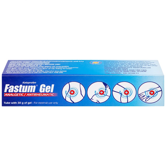 Thuốc Fastum Gel Menarini điều trị giảm đau và kháng viêm xương khớp (30g)