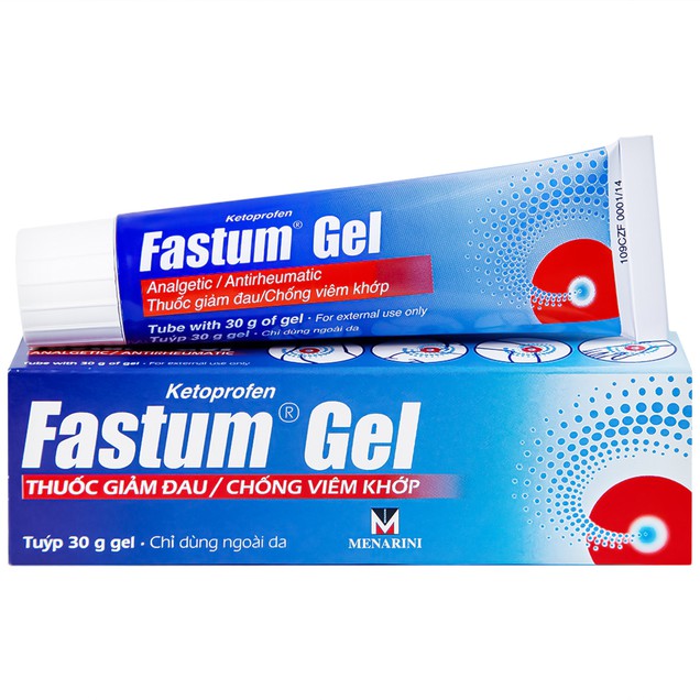 Thuốc Fastum Gel Menarini điều trị giảm đau và kháng viêm xương khớp (30g)