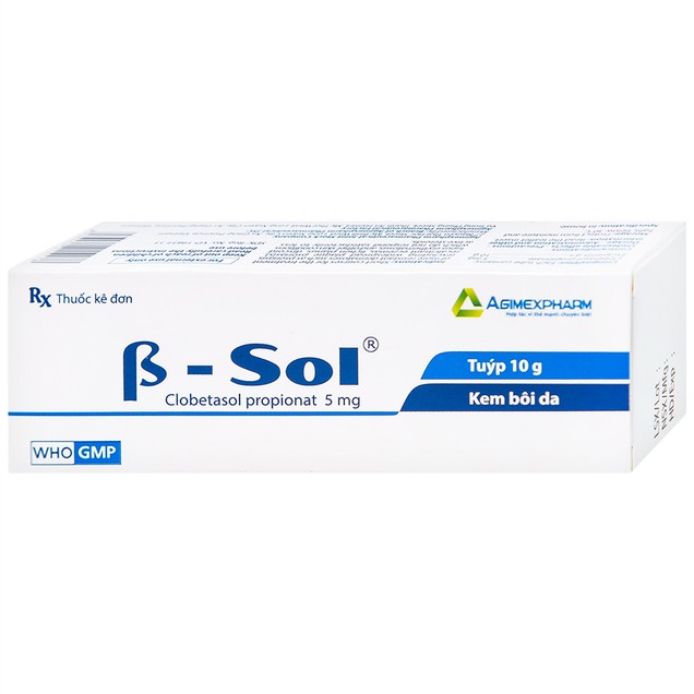 Kem bôi B-Sol Agimexpharm điều trị vẩy nến, viêm da (10g)