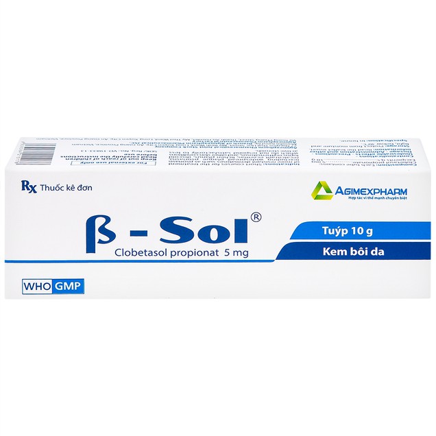 Kem bôi B-Sol Agimexpharm điều trị vẩy nến, viêm da (10g)
