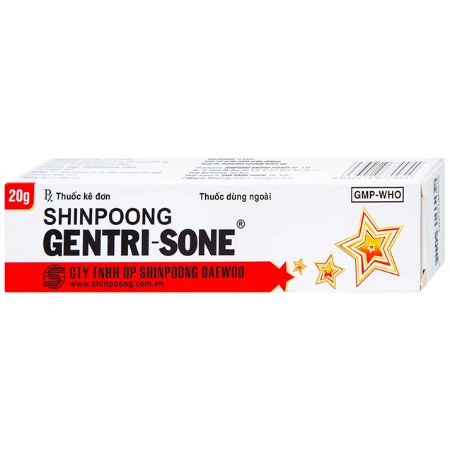 Thuốc Gentrisone ShinPoong Deawoo điều trị viêm da dị ứng (20g)