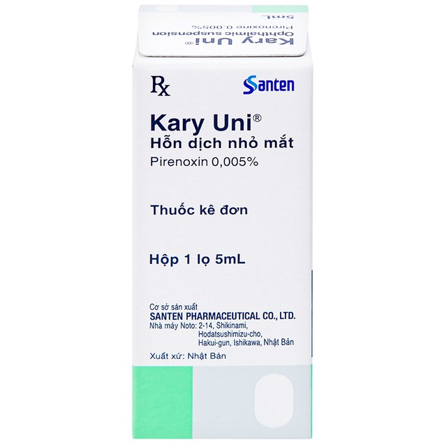 Thuốc nhỏ mắt Kary Uni Santen điều trị đục thủy tinh thể (5ml)