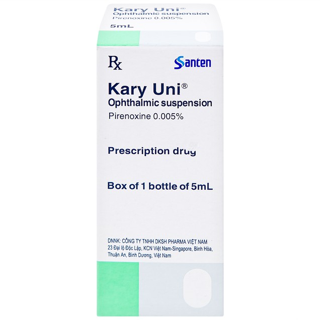 Thuốc nhỏ mắt Kary Uni Santen điều trị đục thủy tinh thể (5ml)
