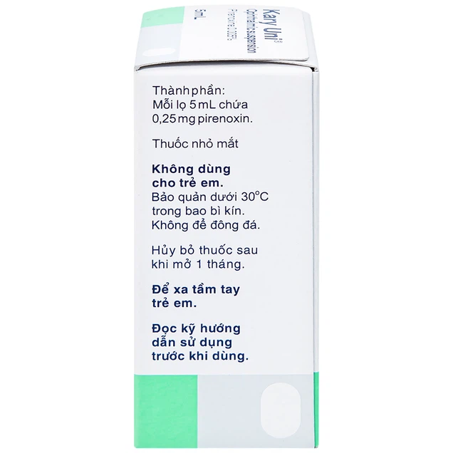 Thuốc nhỏ mắt Kary Uni Santen điều trị đục thủy tinh thể (5ml)