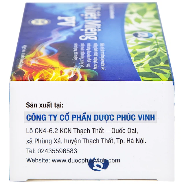 Thuốc Nhiệt Miệng PV điều trị viêm loét miệng, lưỡi (5 vỉ x 10 viên)