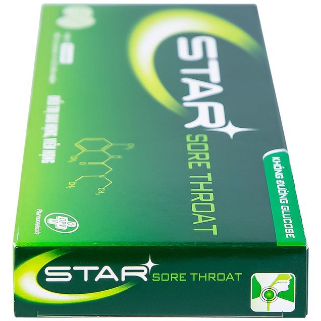 Viên ngậm Star Sore Throat OPV không đường giảm đau họng, viêm họng (24 viên)