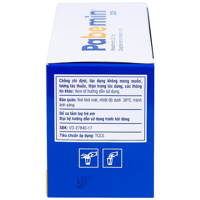 Thuốc Pabemin 325mg Pharimexco giúp giảm đau hạ sốt (30 gói)