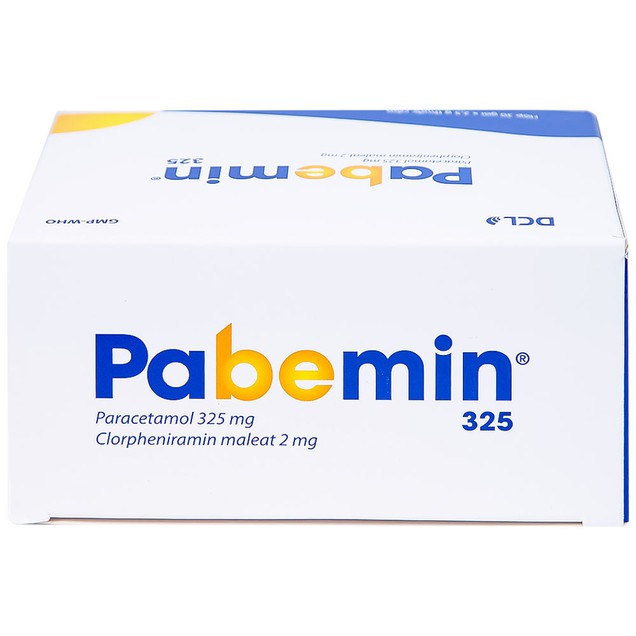 Thuốc Pabemin 325mg Pharimexco giúp giảm đau hạ sốt (30 gói)