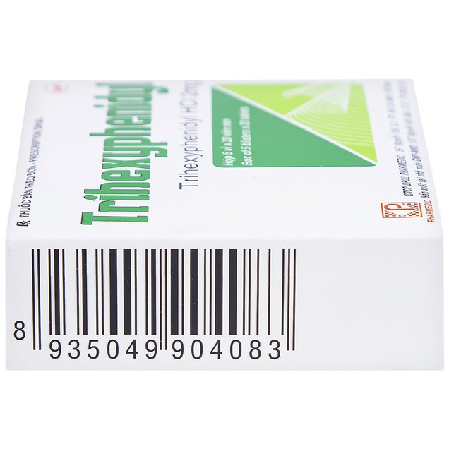 Thuốc Trihexyphenidyl 2mg Pharmedic điều trị phụ trợ hội chứng Parkinson (100 viên)