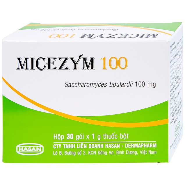 Thuốc Micezym 100mg Hasan điều trị tiêu chảy (30 gói x 1g)