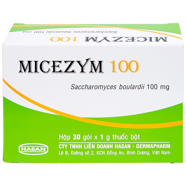 Thuốc Micezym 100mg Hasan điều trị tiêu chảy (30 gói x 1g)