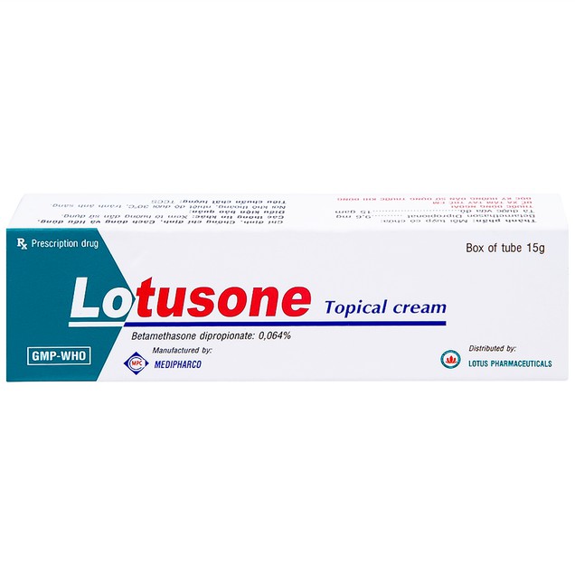 Kem bôi Lotusone Cream Medipharco điều trị vẩy nến mạn tính, viêm da (15g)