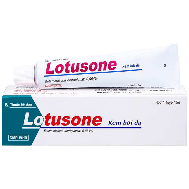 Kem bôi Lotusone Cream Medipharco điều trị vẩy nến mạn tính, viêm da (15g)